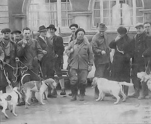 Rendez-vous des chasseurs devant "La Valouse"