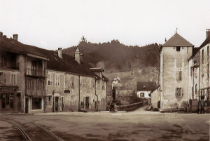 La place au vin (Orgelet)