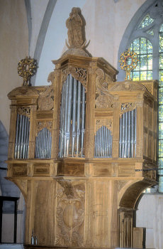 L'orgue de l'église d'Orgelet