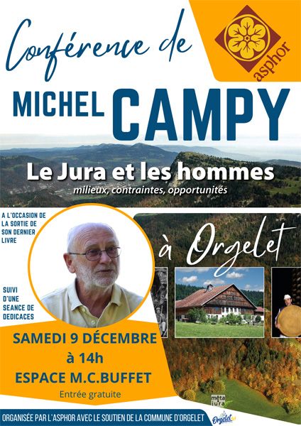 Conférence de Michel Campy à Orgelet