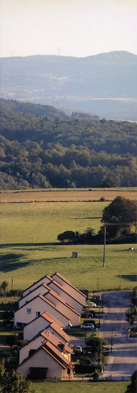 Vue depuis le clocher d'Orgelet