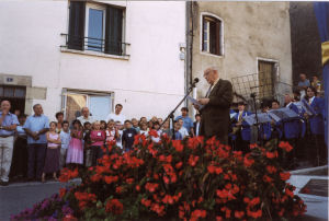 Discours inaugural de la stèle de Cadet Roussel