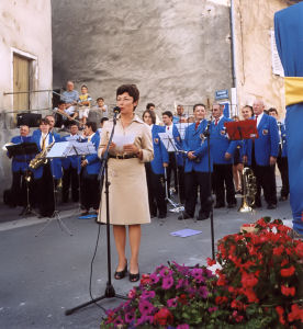 Discours de Mme Chantal Labrosse, maire d'Orgelet